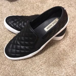 Steve Madden Quilted Leather Shoes